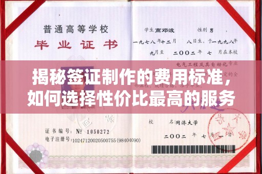 大岭山揭秘签证制作的费用标准，如何选择性价比最高的服务？