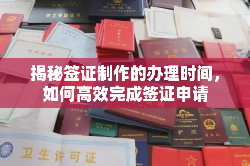大岭山揭秘签证制作的办理时间，如何高效完成签证申请
